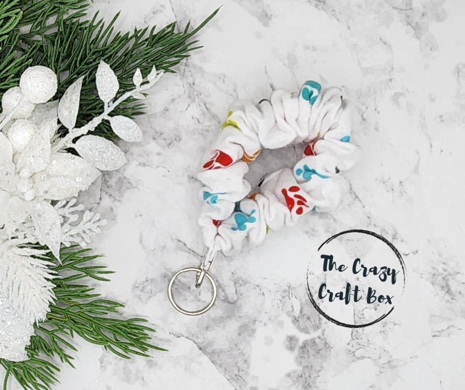 Paw Print Scrunchie Wristlets