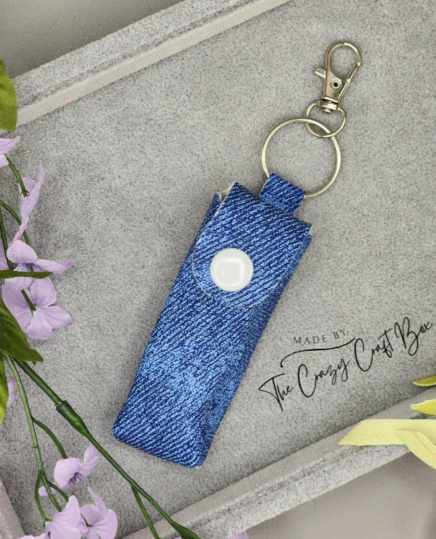Chapstick Holder Keychain
