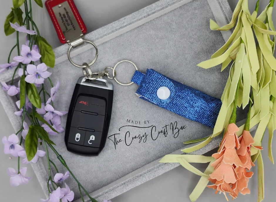 Chapstick Holder Keychain