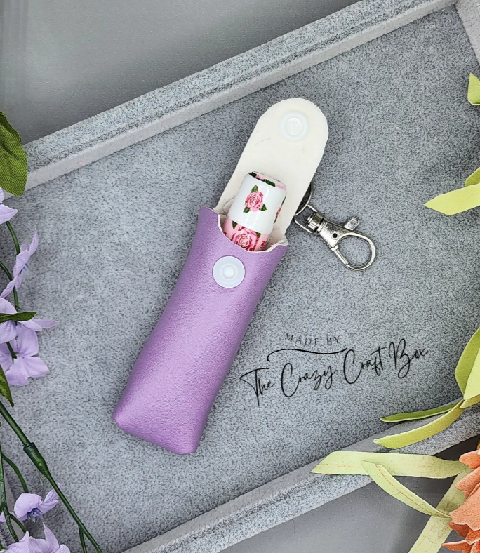 Chapstick Holder Keychain