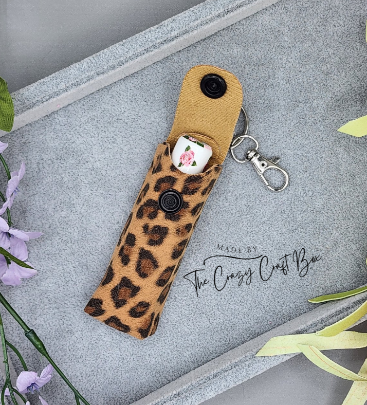 Chapstick Holder Keychain