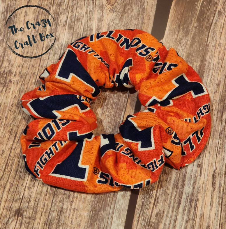 Illinois College Scrunchie
