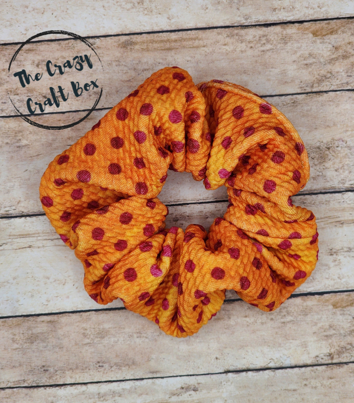 Orange Scrunchie