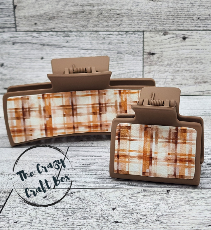 Fall Tone Claw Clips