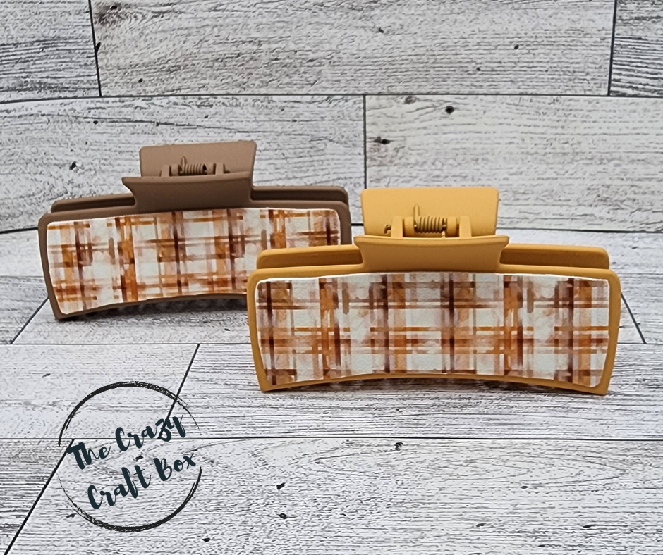 Fall Tone Claw Clips