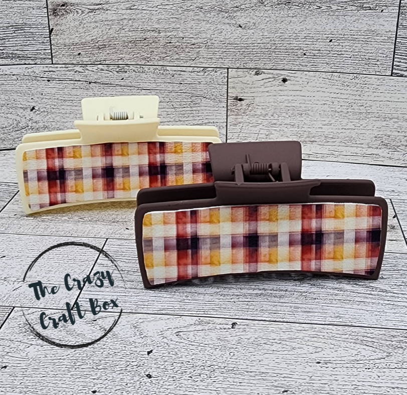 Fall Tone Claw Clips