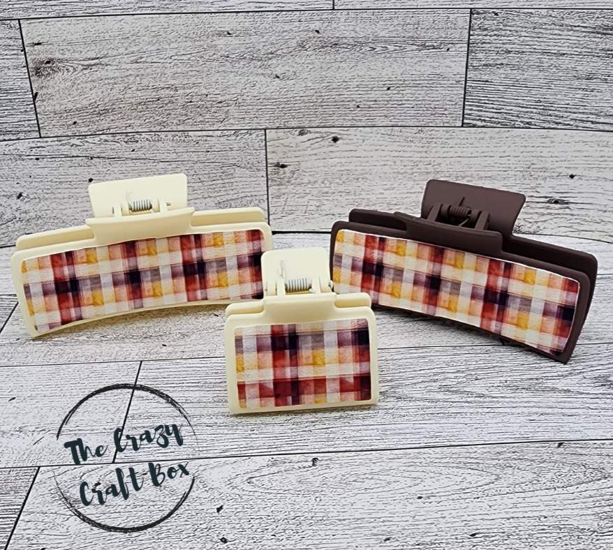 Fall Tone Claw Clips