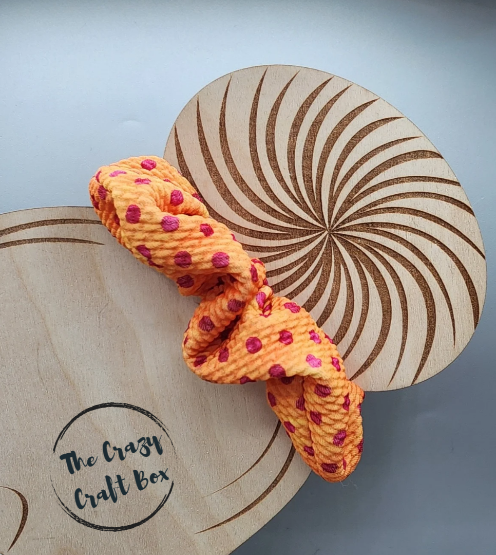Orange Scrunchie