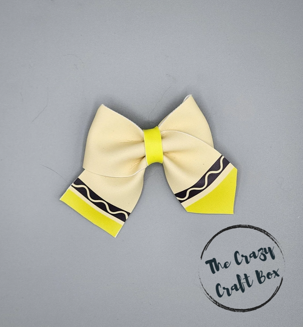 Crayon Hair Bows