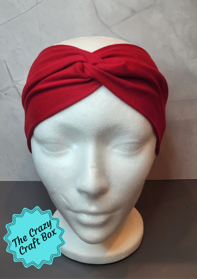Red Twist Headband