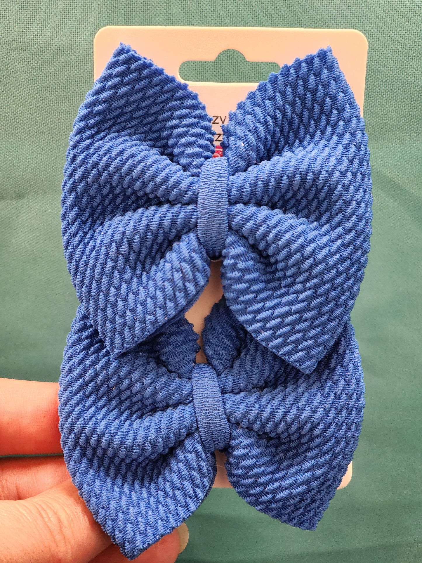 Sapphire Blue Hair Bows