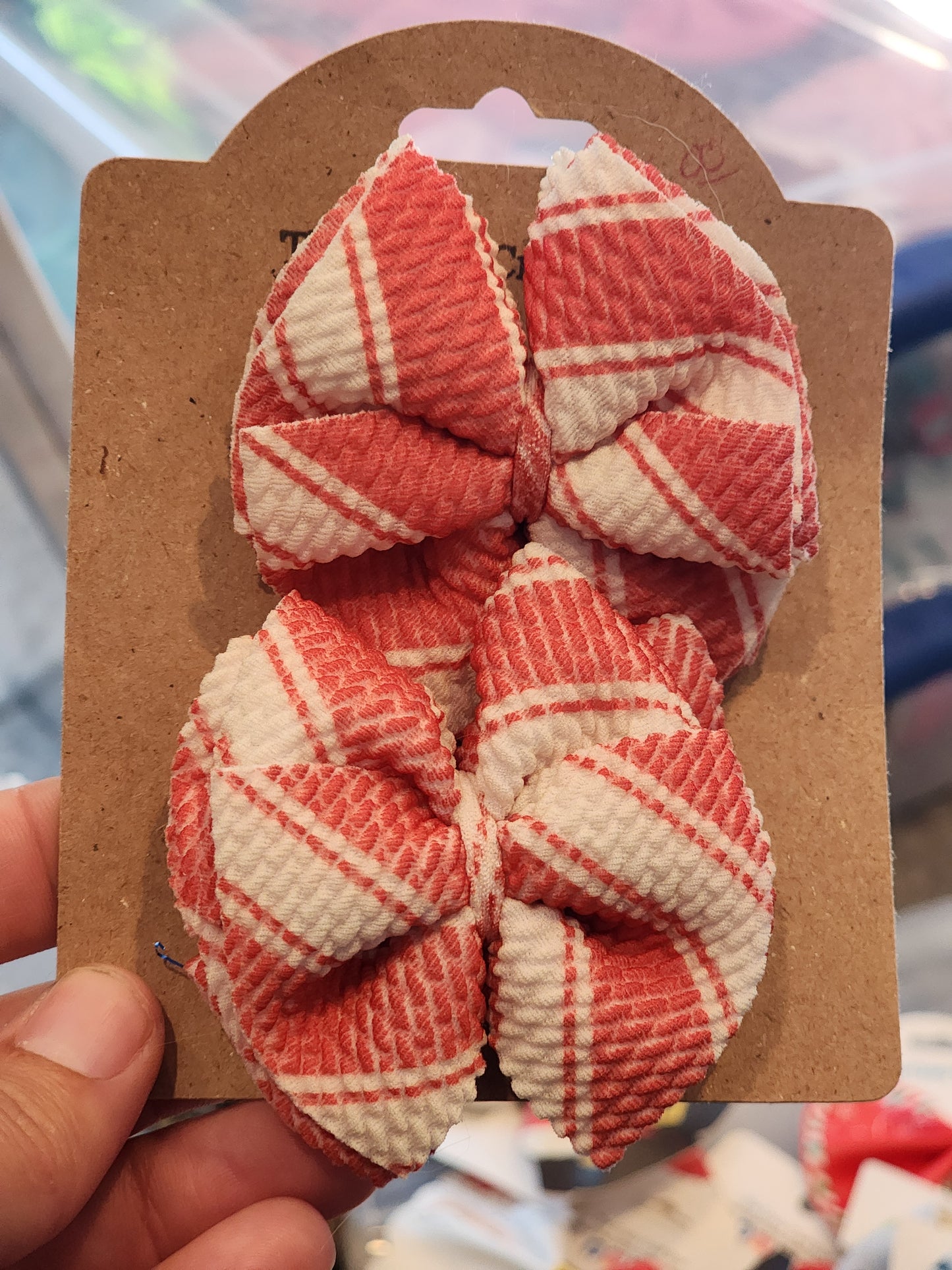 Red/White Bows