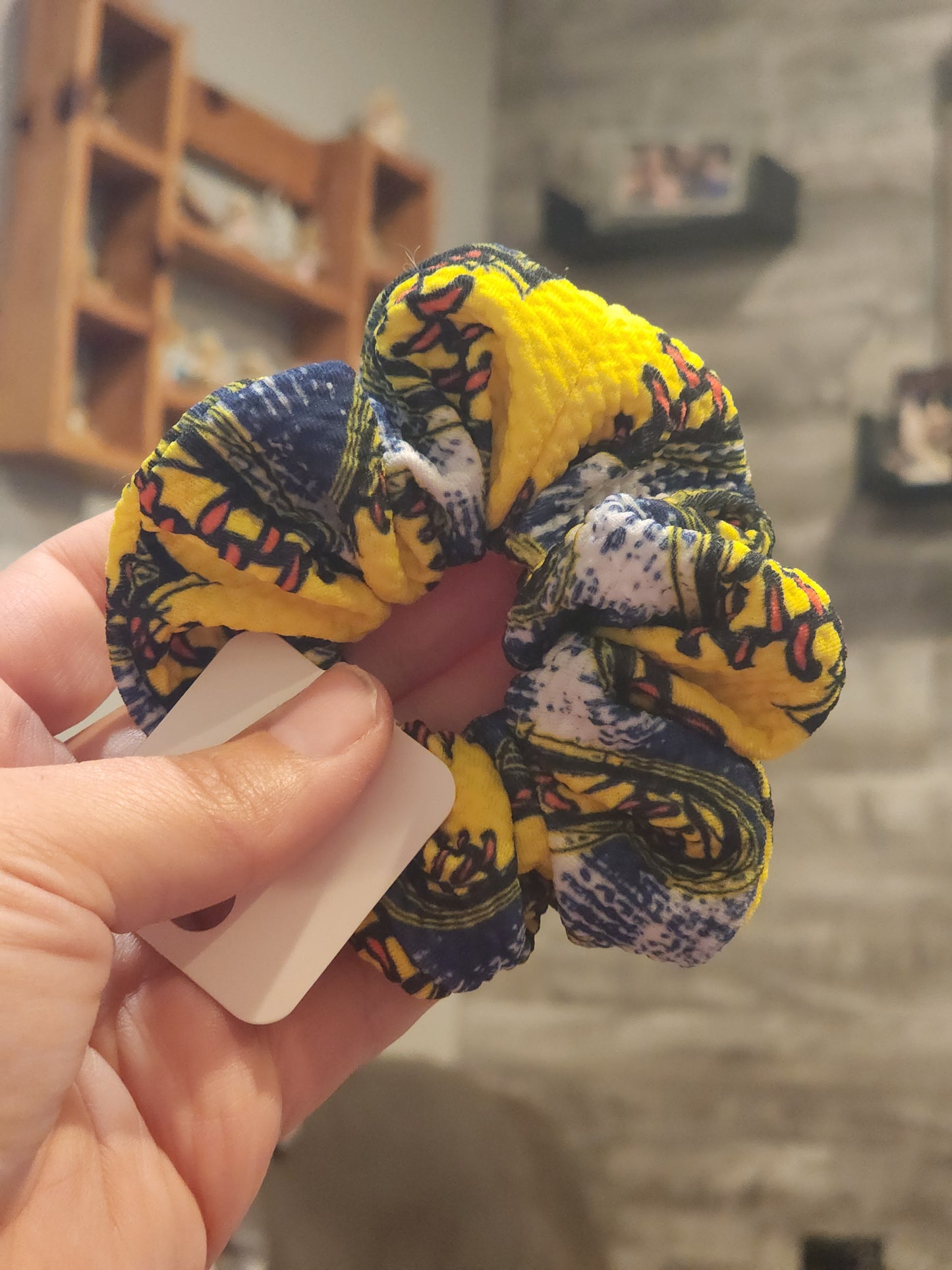 Softball Heart Scrunchie