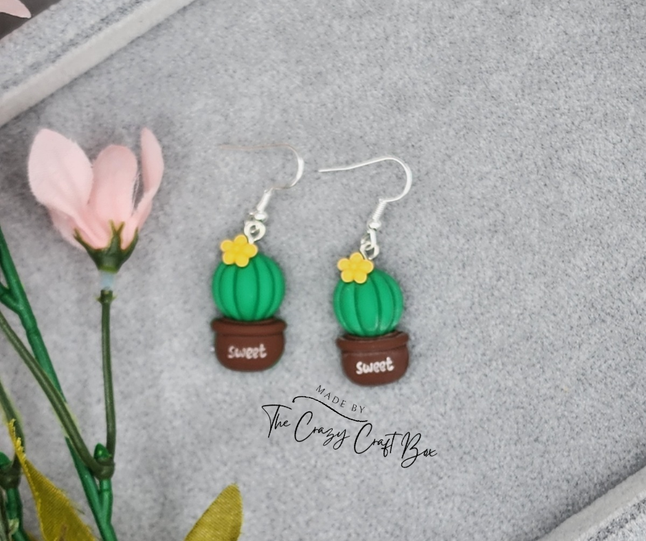 Sweet Cactus Earrings