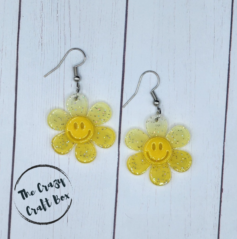 Smiley Flower Earrings