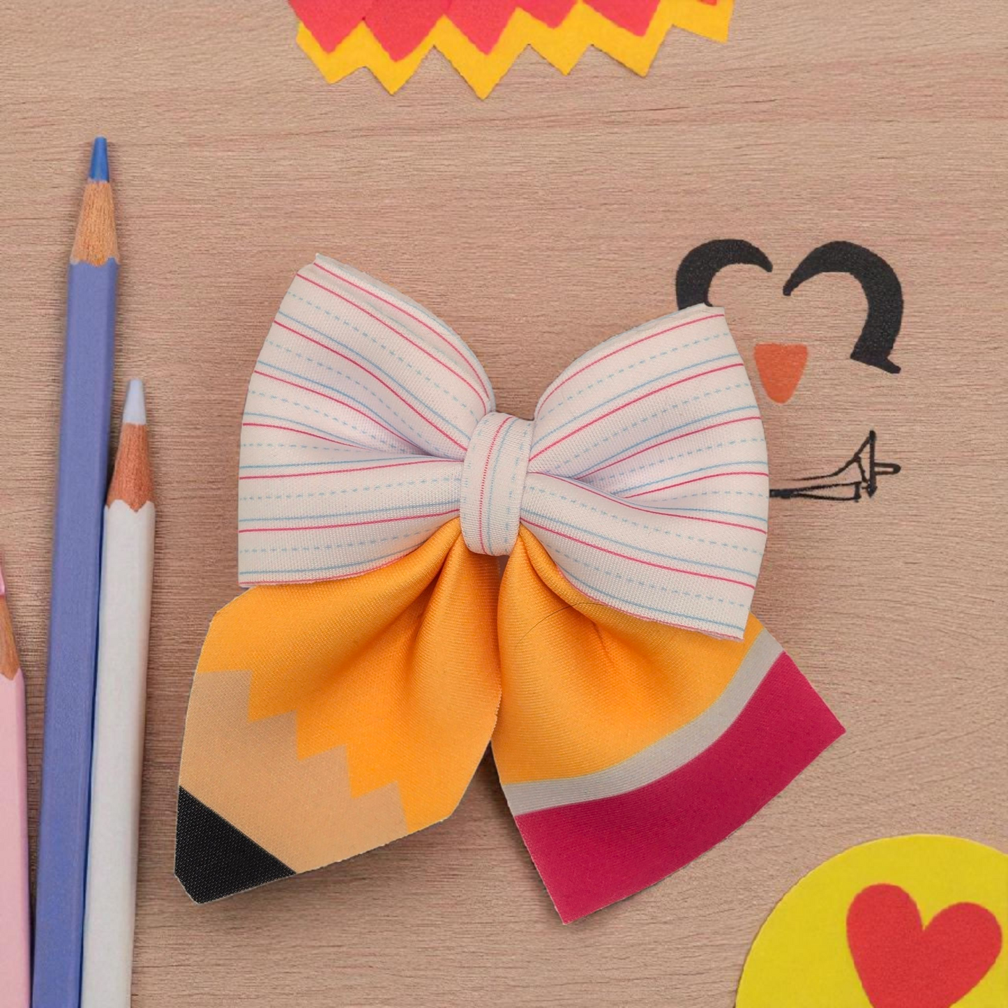 Paper & Pencil Neoprene Bows