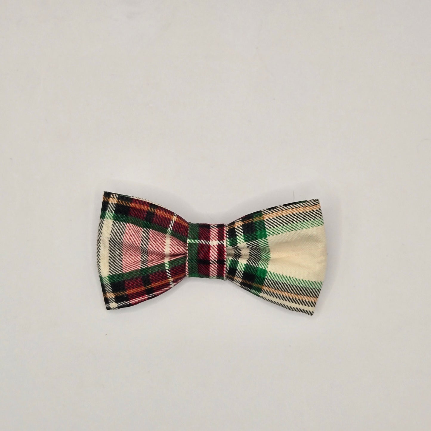 Plaid Dog Bow Tie Collar Accessory | Handmade Pet Outfit for Dogs & Cats