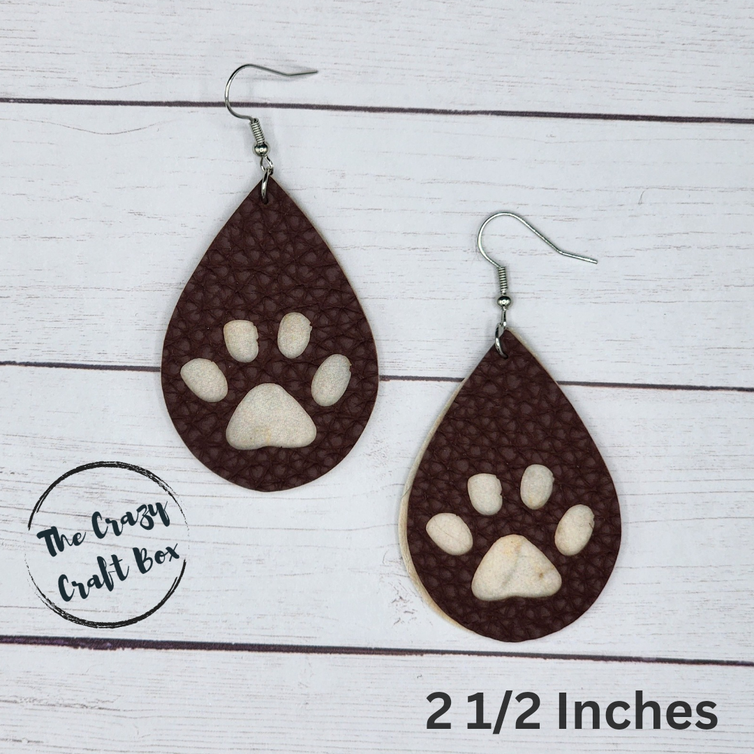 Paw Print Earrings