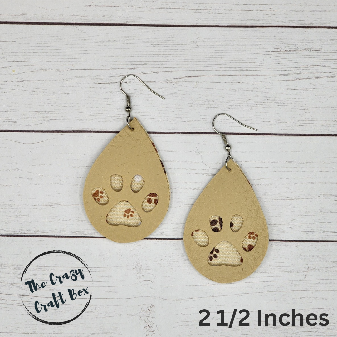 Paw Print Earrings