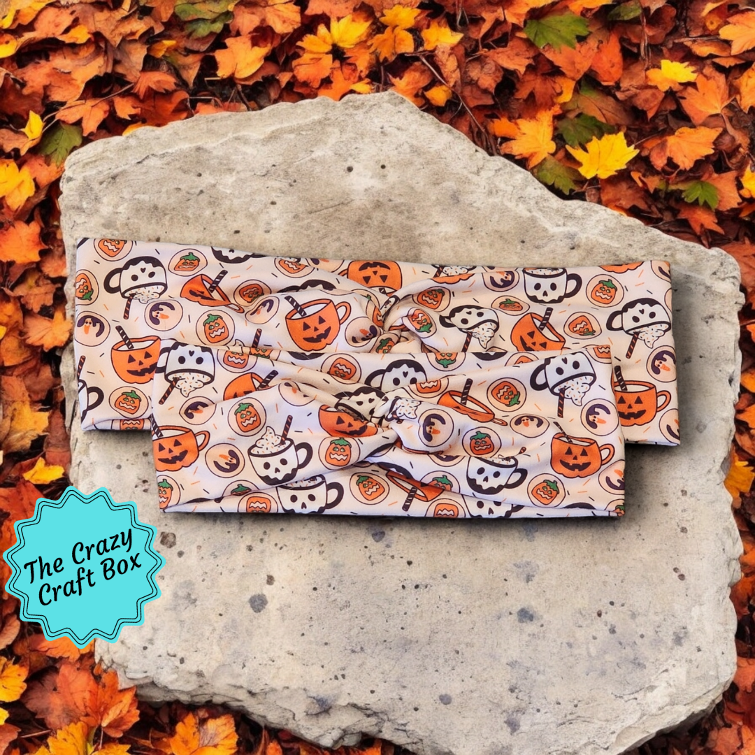 Pumpkin Mugs Headband