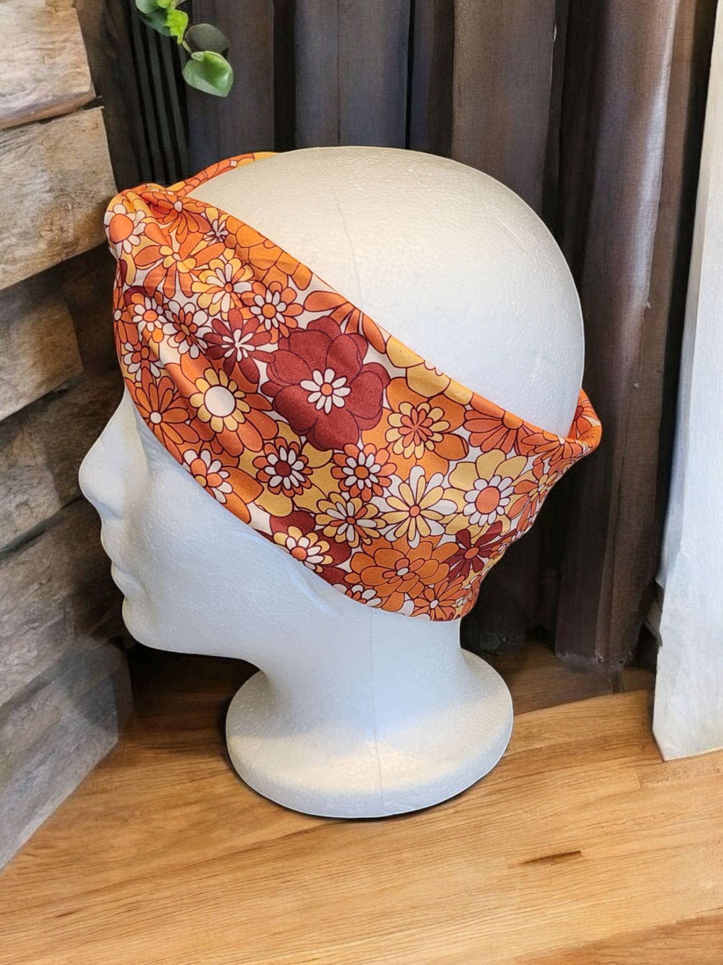Retro Flowers Headband