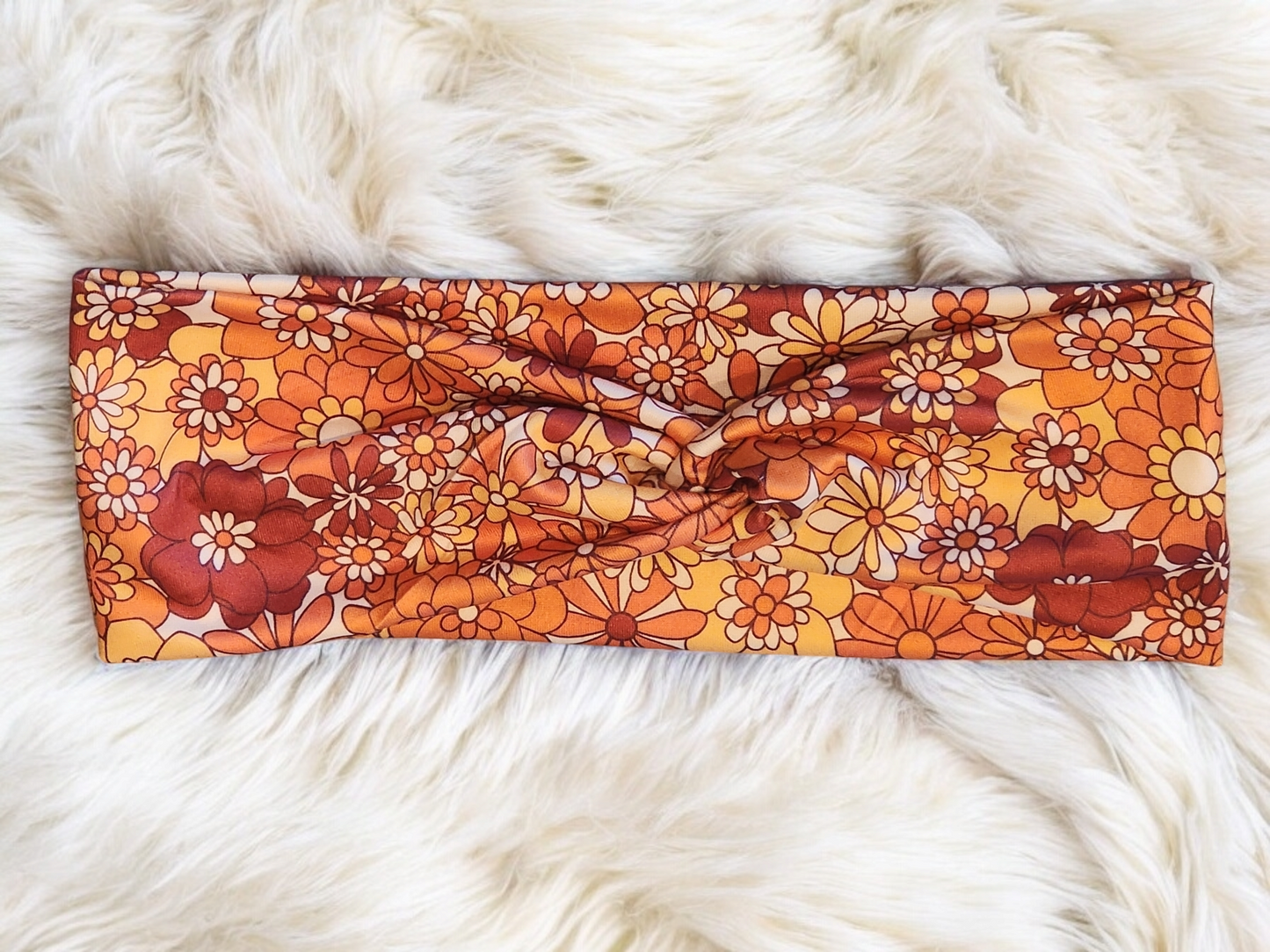 Retro Flowers Headband