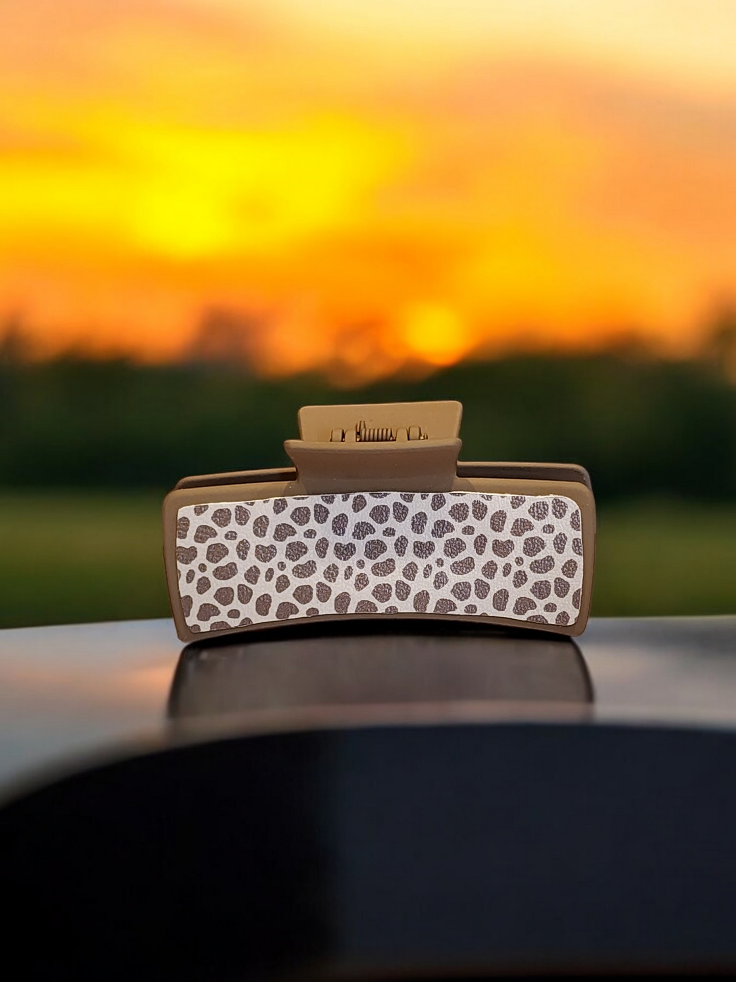 Tan Claw Clip
