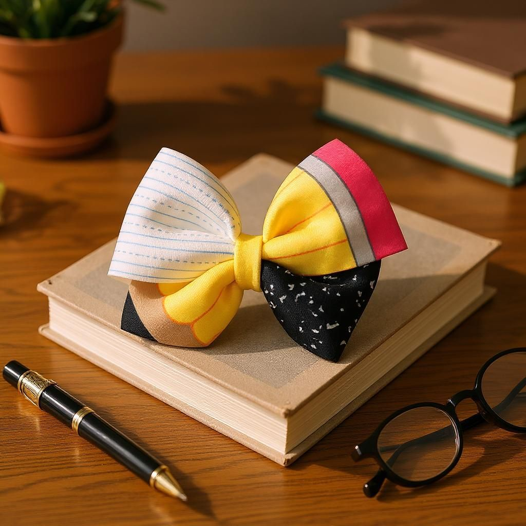 Taking Notes Pinwheel Bow