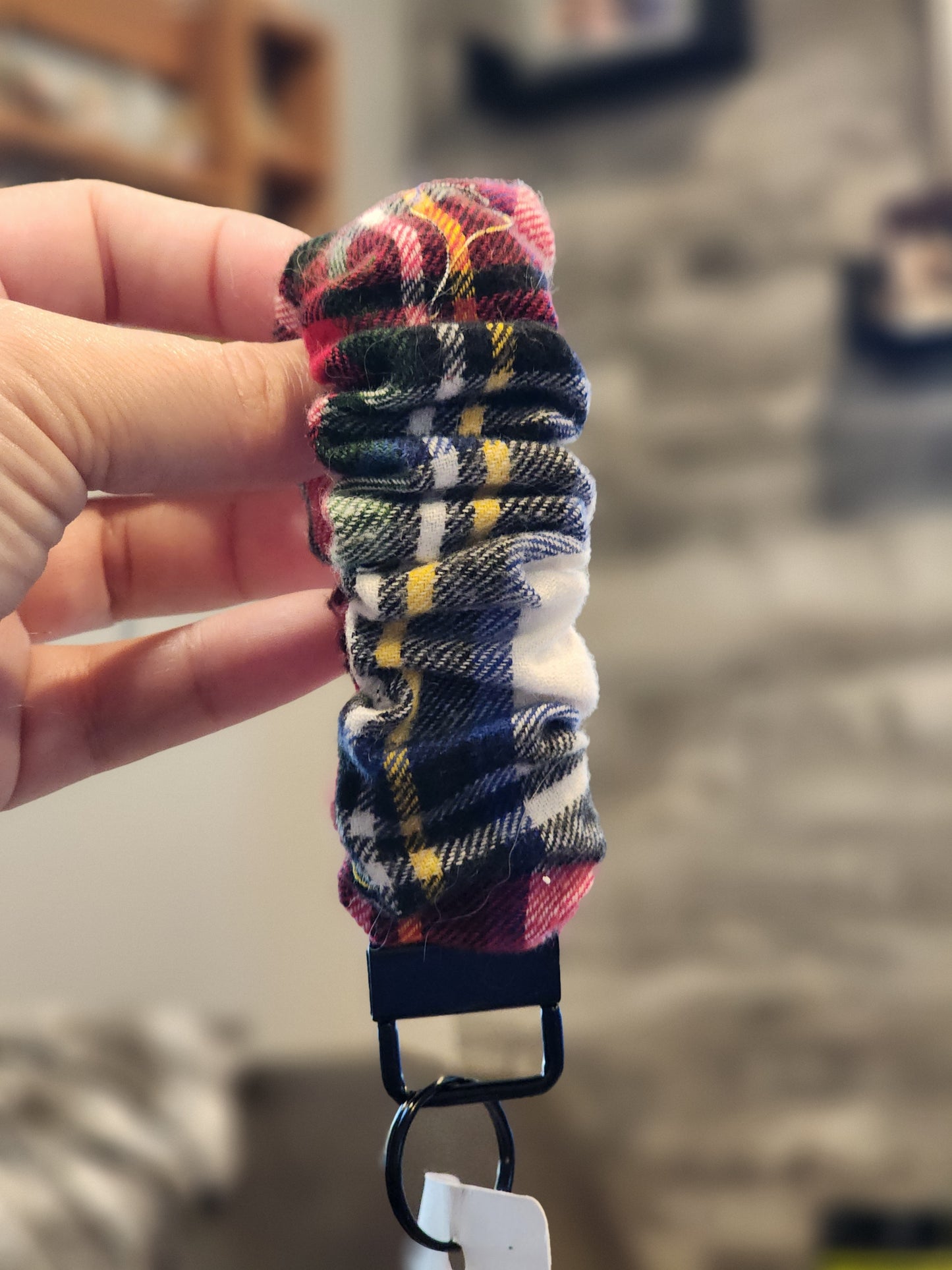 Flannel Scrunchie Wristlets