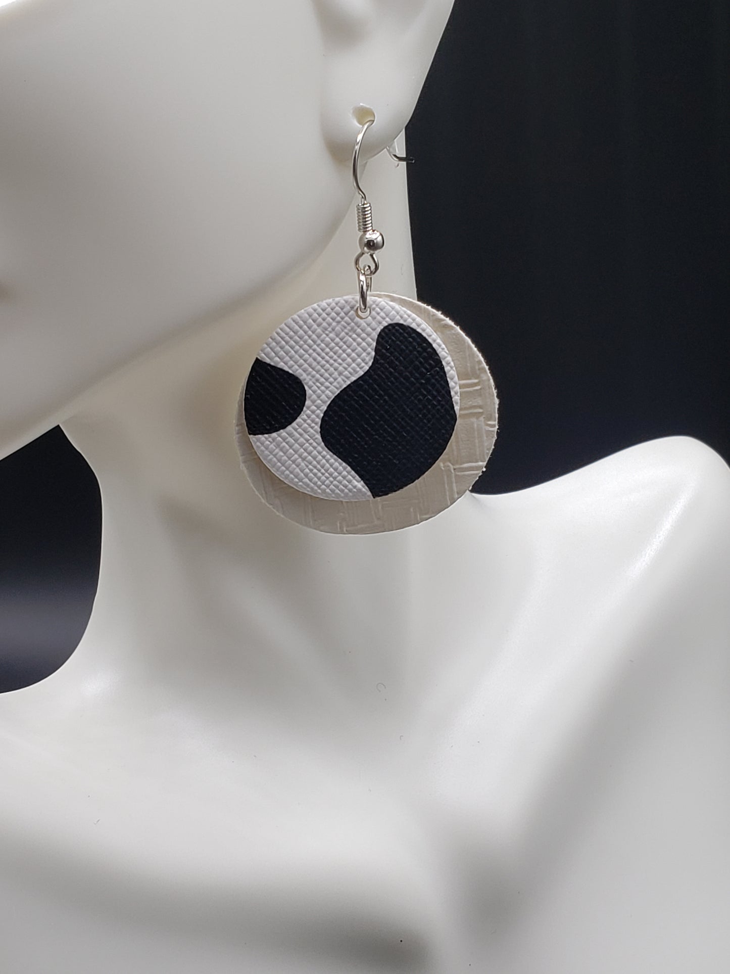 Cow Print Earrings