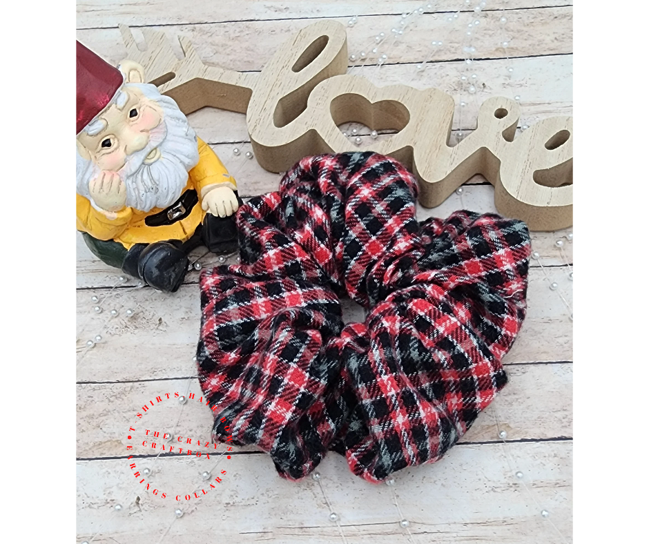 Flannel Scrunchies