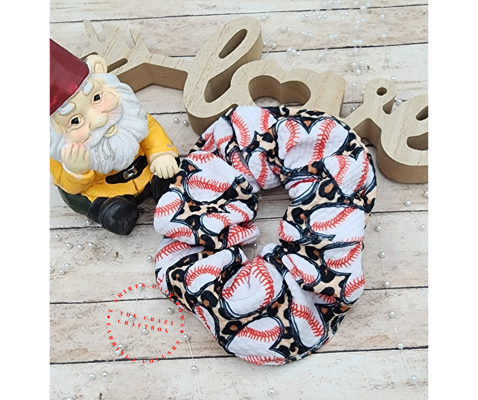 Leopard Print Scrunchies