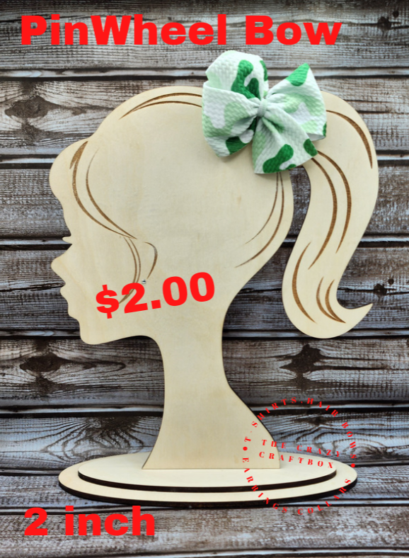 Pinwheel Hair Bows