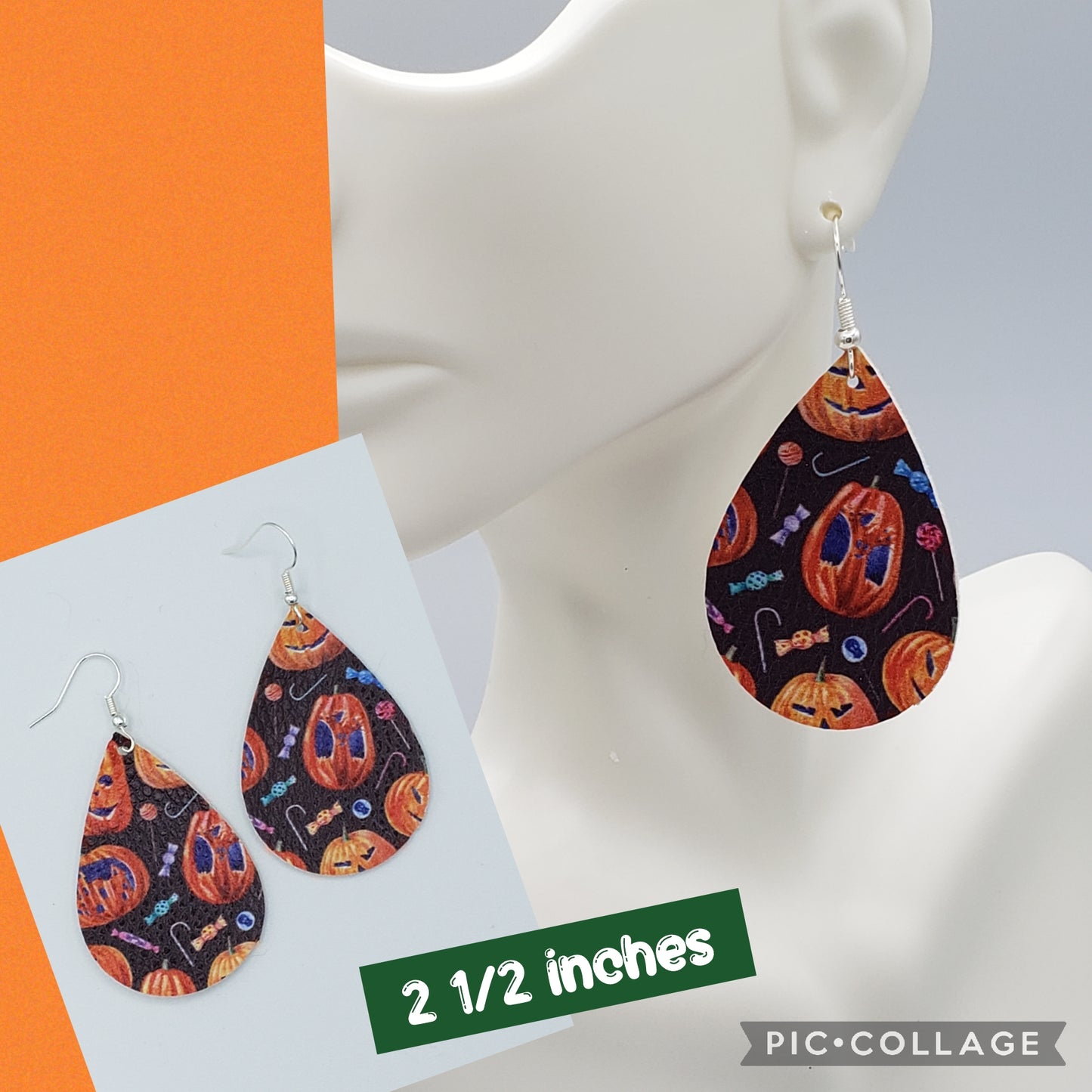 Pumpkin Earrings