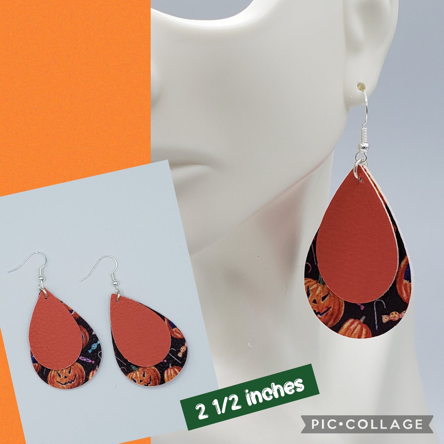 Halloween Pumpkin Earrings