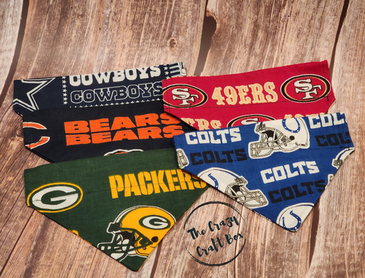 Sports Pet Bandana - Over the Collar