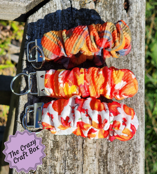 Fall Scrunchie Wristlets