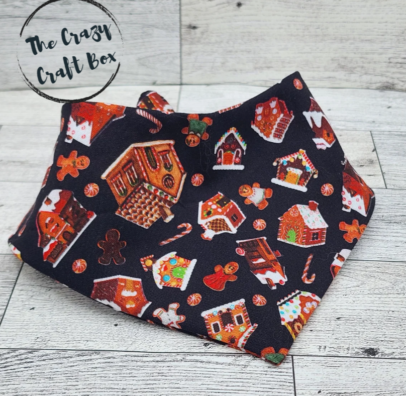 Gingerbread House Pet Bandana