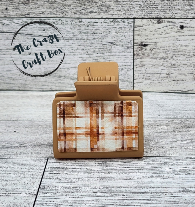 Fall Tone Claw Clips