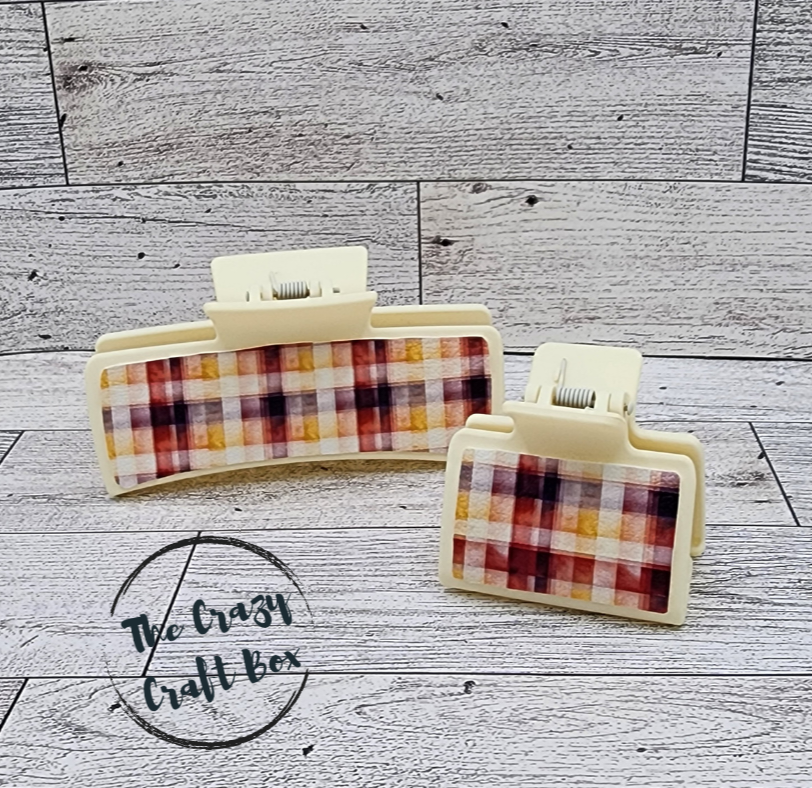 Fall Tone Claw Clips