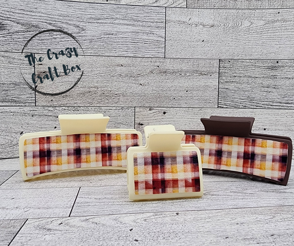 Fall Tone Claw Clips