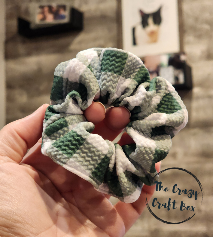 Green/White checked