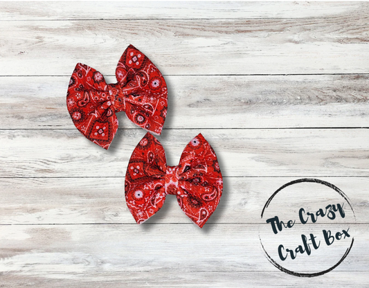 Paisley Hair Bows