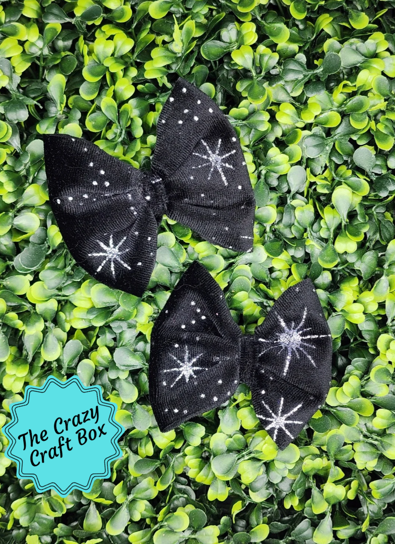 Black Velvet with Silver Burst