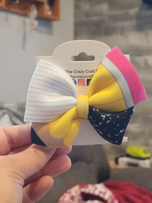 Taking Notes Pinwheel Bow