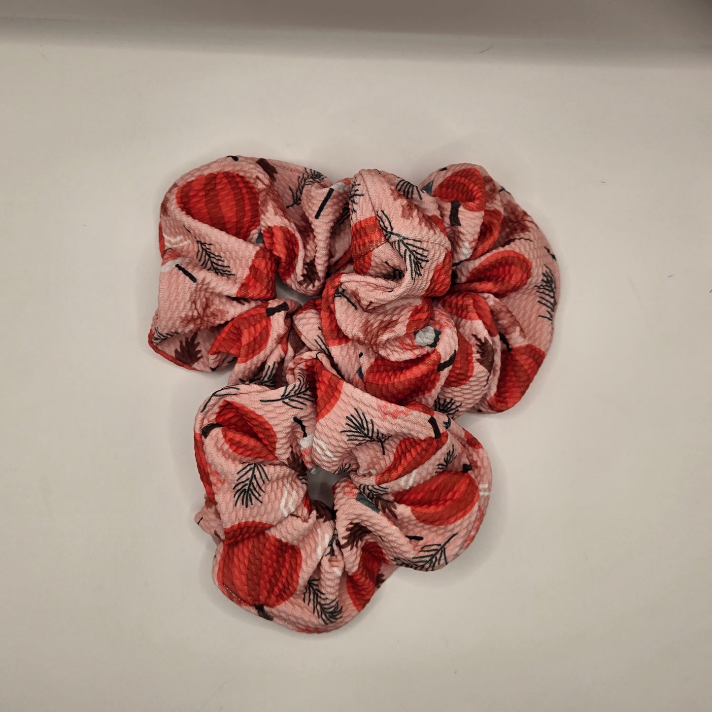 Pumpkin Scrunchie – Fall Hair Accessory | Seasonal Pumpkin Hair Tie | Autumn Wrist Scrunchie