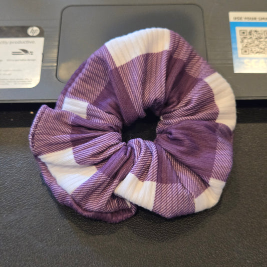 Purple & White Plaid
