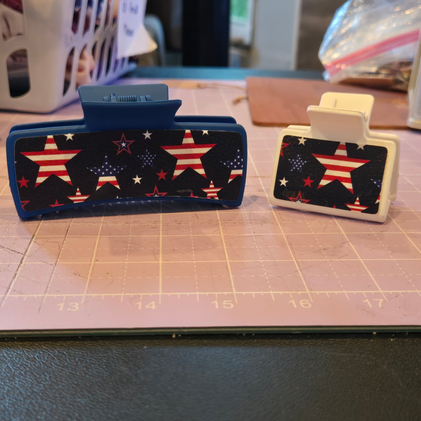 Americana Claw Clips