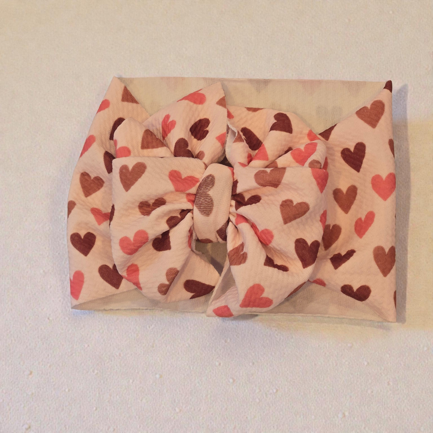 Pink & Brown Hearts