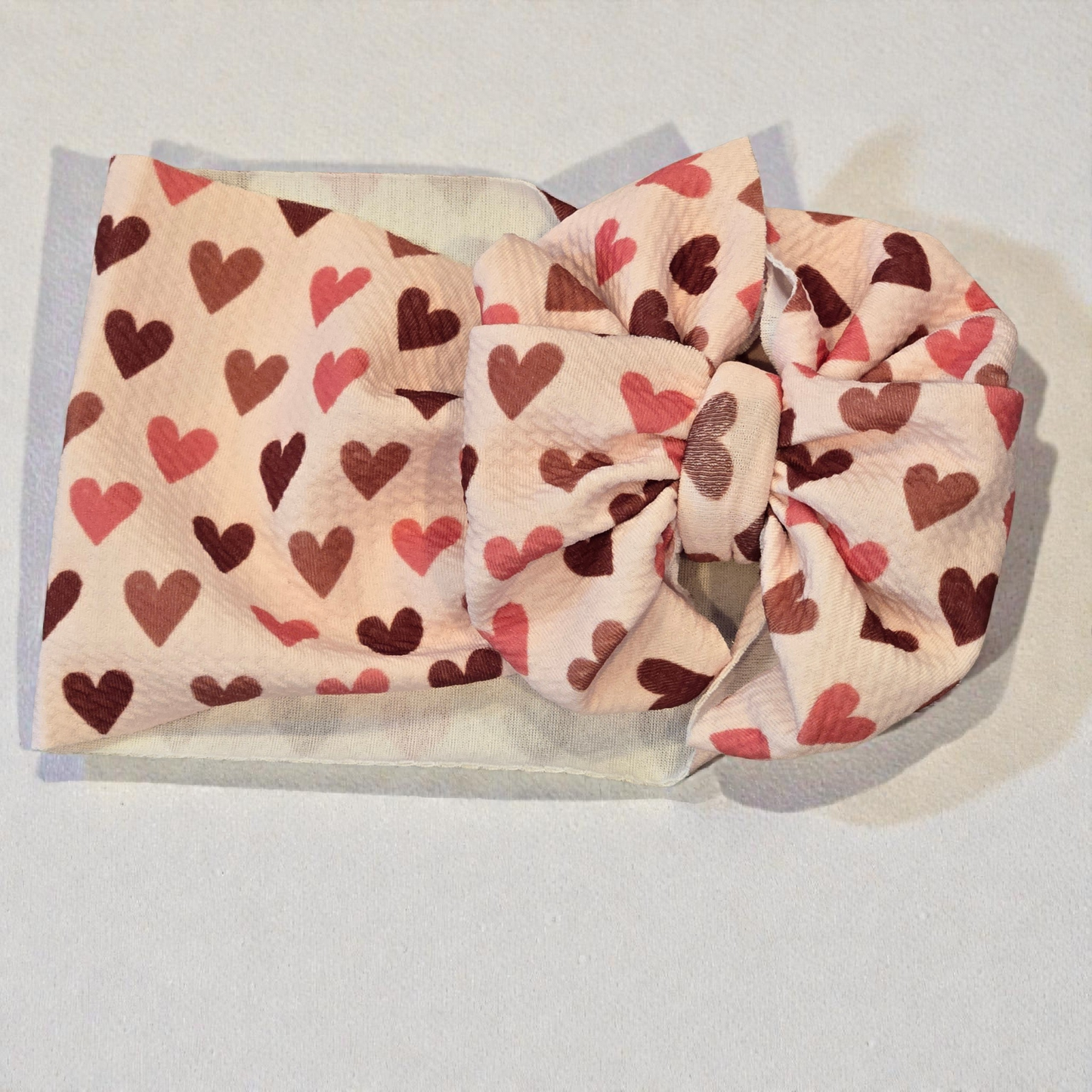 Pink & Brown Hearts
